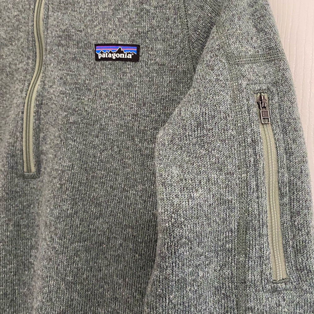 Patagonia Women's “Better Sweater 1/4-Zip Fleece” - Color: Hemlock Green - Picture 3 of 4
